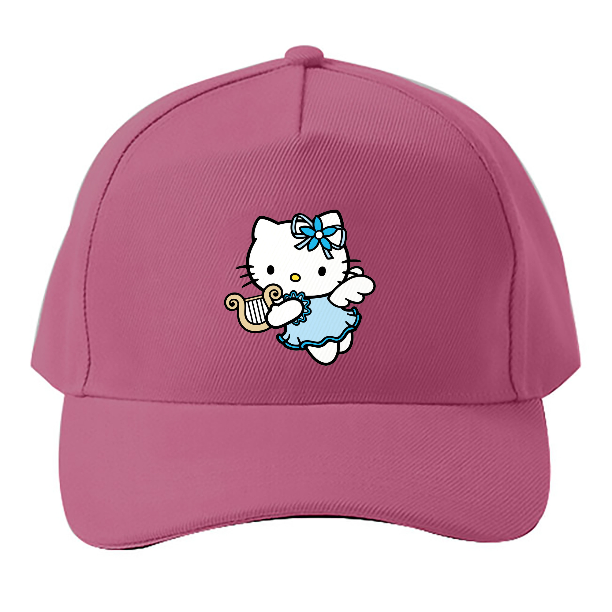 （画像用） Hello Kitty ハローキティ ベースボールキャップ 綿100％ 男女兼用 帽子 スポーツ